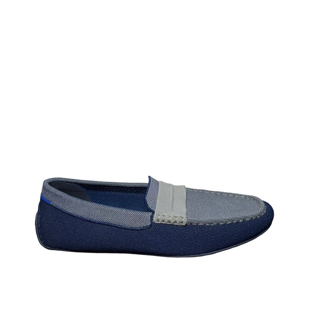 Rothy's Two-Tone Blue and Light Gray Slip-On Loafer